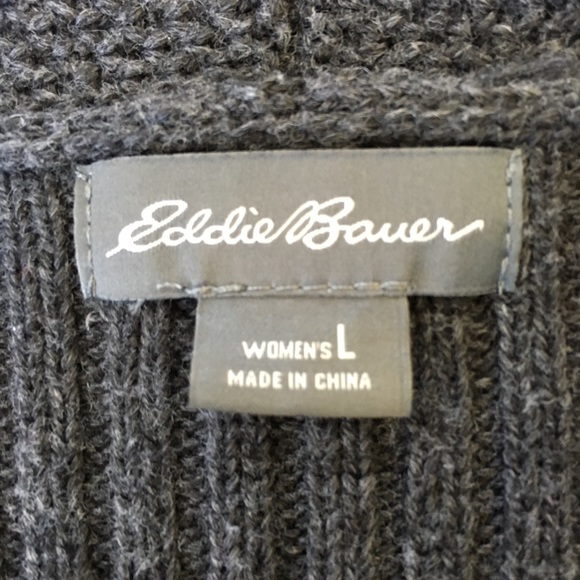 Eddie Bauer Gray Shrug Sweater - Picture 4 of 4